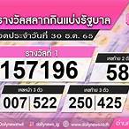 ตรวจลอตเตอรี่วันที่ 30 ธันวาคม 2560